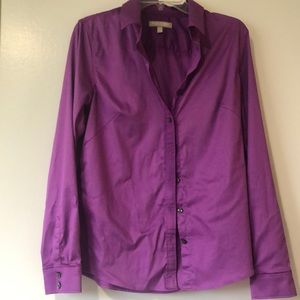 3/$13 Banana Republic Non-iron purple button down shirt